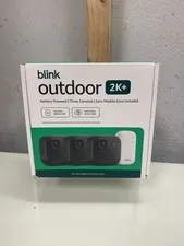 New BLINK OUTDOOR 2K+ WIRELESS SECURITY CAMERA 3 CAMERA SYSTEM
