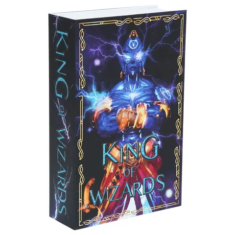 Ulixu Wizard Book Safe Real Pages Fantasy Secret Compartment Items Storage