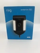Ring Spotlight Cam Plus Outdoor/Indoor 1080p Plug-In Surveillance Camera *NEW*