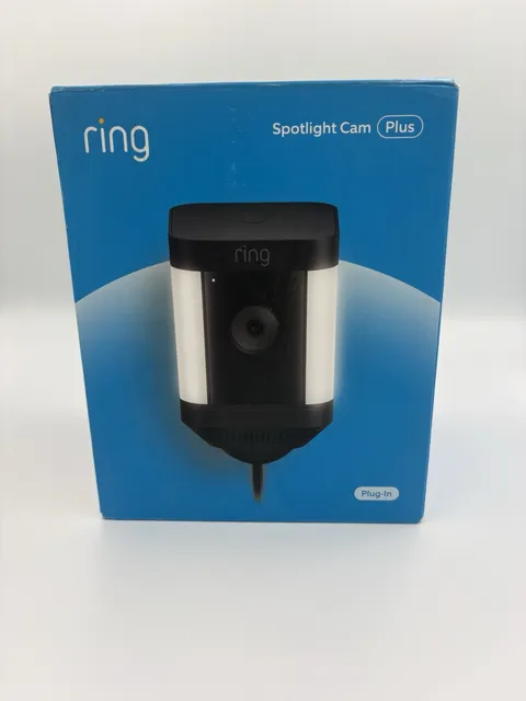 Ring Spotlight Cam Plus Outdoor/Indoor 1080p Plug-In Surveillance Camera *NEW*