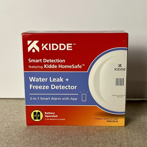 Kidde Smart Water Leak and Freeze Detector WiFi Alexa Google 60WLDR-W