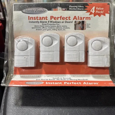 Instant Alarm 4 Count Value Pack for Doors Windows etc Peel & Stick