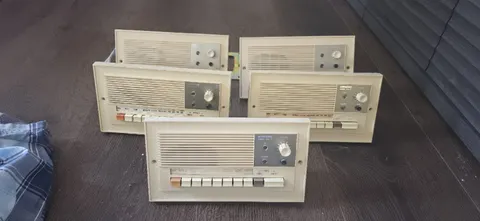 Aiphone Model HM-7 Home Intercom System w/ 5 Terminals and Power Supply, Works