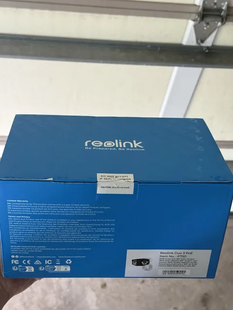 Reolink Duo 3 Poe 16MP UHD Dual-Lens Security Camera 180°