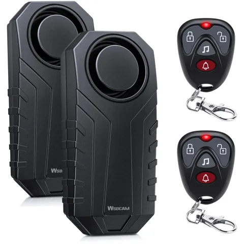 Vibration Sensor Alarm for Bike Motorcycle Car - 2 Pack