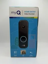 myQ Video Doorbell | 2K Camera, Battery/Wired Color Night Vision Live with 2-Way
