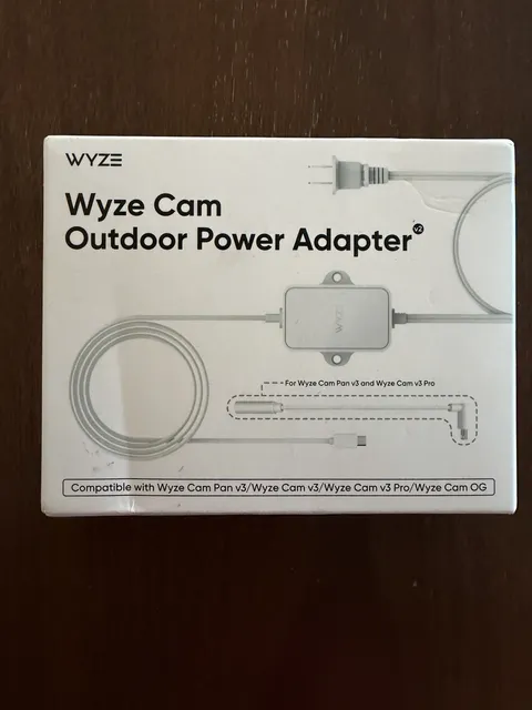 Wyze Outdoor Power Adapter for Wyze Cam Brand New  [Cam Sold Separately]