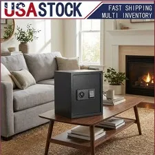 Digital Keypad Safe Box Heavy Duty Steel Security Safe Fireproof Bag Wall Mount