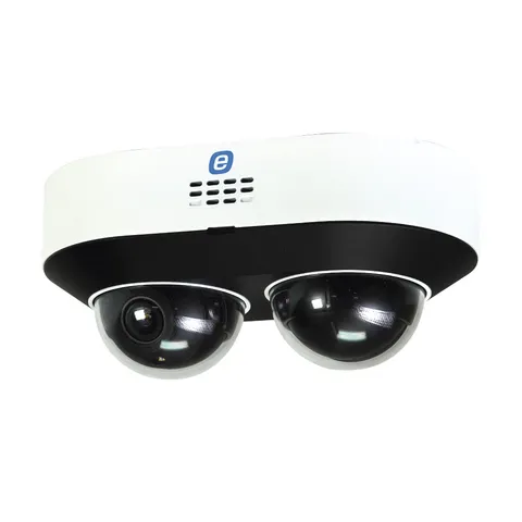 EPCOM XDD41-GEN3 4MP Dual Dome IP Camera PoE 30m IR IP66 IK10