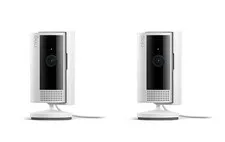 TWO PACK Ring Indoor Cam 2nd Gen B0B6GLQJMV Wi-Fi 1080p FHD Indoor Camera White