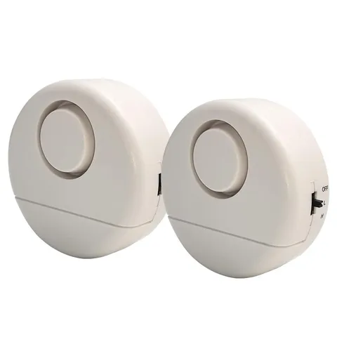 Hitbeat Door and Window Alarm with 120dB Loud Siren & Vibration Sensor, Easy ...