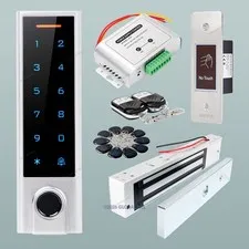 HOMSECUR Weatherproof IP66 APP WIFI Fingerprint PIN Access Control Touch Keypad