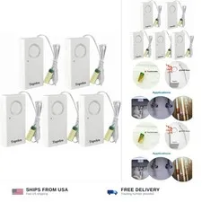 Water Leak Detector, 120dB Loud Siren, Powered by 9V Battery (not Include), S...