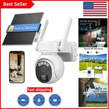 Waterproof Wireless Security Camera with Free Cloud Storage | 2K HD Video
