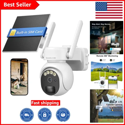 Waterproof Wireless Security Camera with Free Cloud Storage | 2K HD Video