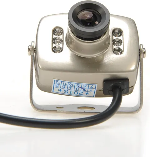 208C Mini Wired Nanny Analog Night Vision Digital Security Audio Video Survei...