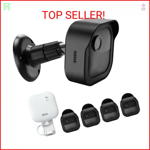 Wall Mount for Blink Outdoor 4 (4th Gen) and Outdoor (3rd Gen), 4 Pack Weatherpr