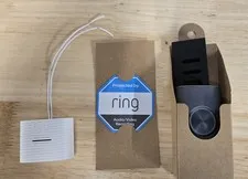 Ring Retinal 4K  Wedge Mount Bracket, Mini Chime, And Sticker 