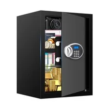 3.3 Cubic Feet Home Safe Fireproof Waterproof, Digital Home Security Safe Box...