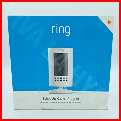 Ring Stick Up Cam Plug-In Indoor/Outdoor Wi-Fi Smart Security Video Camera NEW!