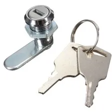 Useful cam lock for lockers cabinets mailbox drawers filing cabinets + 2 keys