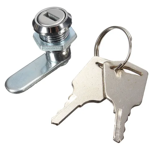 Useful cam lock for lockers cabinets mailbox drawers filing cabinets + 2 keys