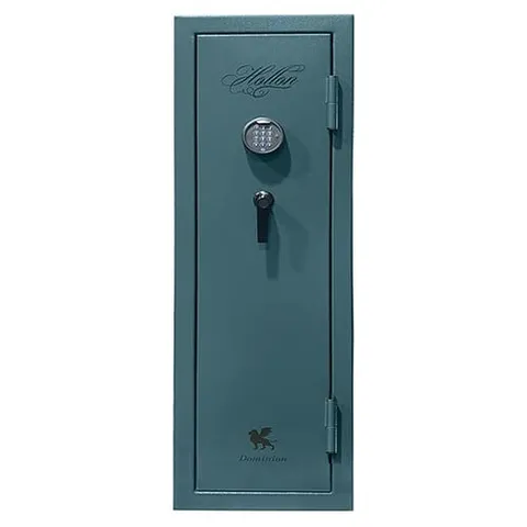 ✔ HOLLON DOM-11E SAFE 45 MIN FIREPROOF GUN SAFE (TEAL) DIAL LOCK USA MADE ✔