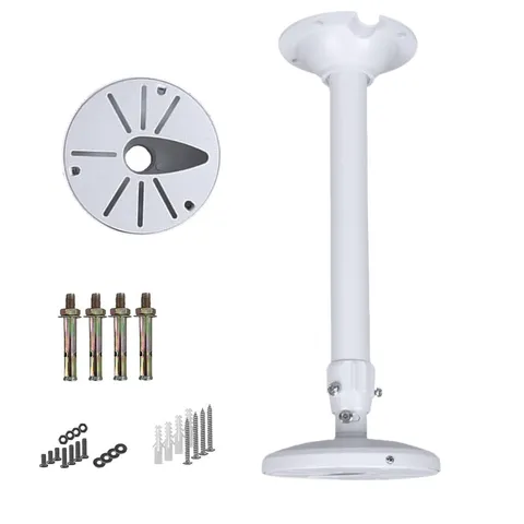 Max 60cm Extendable Pole Ceiling Mount Bracket Fits Security Bullet Cameras