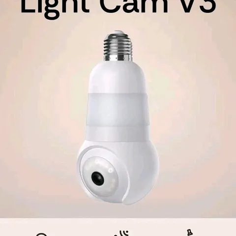 Luna Light Cam V3 2K Wi-Fi Outdoor Light Bulb Camera Color Night Vision PTZ