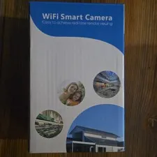 1080p Wi-Fi IP Surveillance Camera PTZ Two-Way Audio 32GB Blue/White