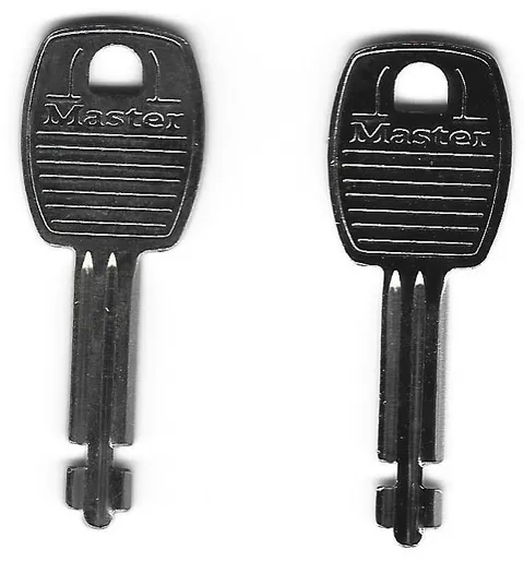 Master K500L Warded Steel Left Handed  Key Blank Pre cut