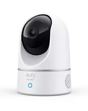 eufy Security Indoor Cam E220, Dog/Pet Camera, Pan 1 Count (Pack of 1), White