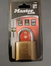 Master Lock Steel Resettable Double Locking Combination Padlock 175D 25k-cb29