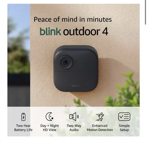 Blink Outdoor 4 Wireless Smart Security Camera Add-On Cam No Sync Module