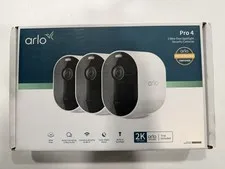 Arlo Pro 4 Spotlight Camera 3-Pack (VMC4350P-100NAR) 