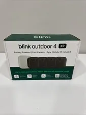 Blink Outdoor 4 XR , 4 Camera System w/Sync Module Included - New Sealed