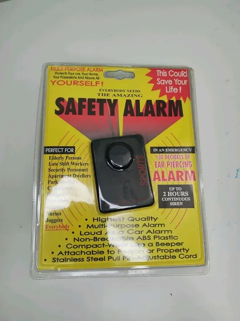 The Amazing Safety Alarm Up To 2 Hours Continuous Siren 130 db Ear Piercing NEW!