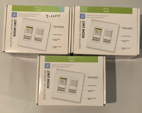 Legrand ON-Q IC5000 Intercom Room Unit White Open Box IC5000-WH - LOT OF 3