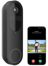 Videoportero 2K WiFi con Batería, Audio Bidireccional y Vista 150° x 150°, Nuevo