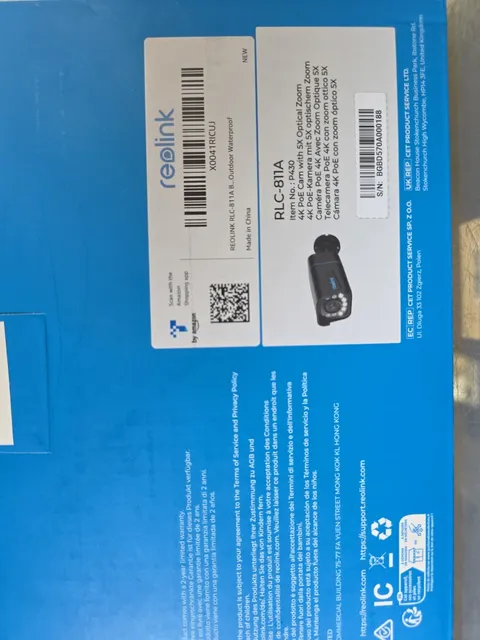 Reolink 811A 4K 8MP POE Security Camera Zoom Detection Two Way Audio Spotlight