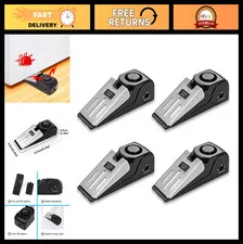 4 Pack Door Stop Alarm - 120dB Loud Portable Wedge Alert Anti-Theft Safety Tool