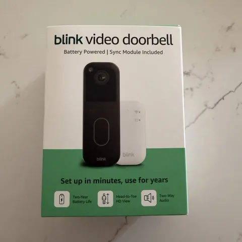 NEW 2025 Blink Video Doorbell 2nd Gen With Sync Module Core System - New Sealed!