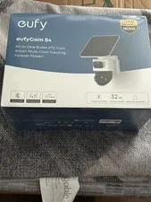 eufy eufyCam S4 4K Wireless Outdoor Wi-Fi Solar Spotlight Night Vision Cam
