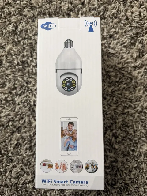 WiFi Smart Camera Bulb with LED Light