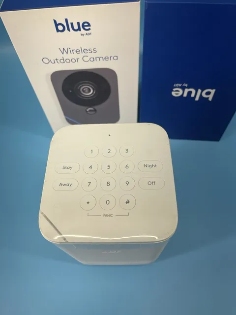 ADT Blue Security System Camera Hub Sensors Bundle Open Box AS-IS
