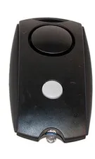 Mini PERSONAL SECURITY ALARM 120db w/ LED Light Belt Clip Key Chains Black - New