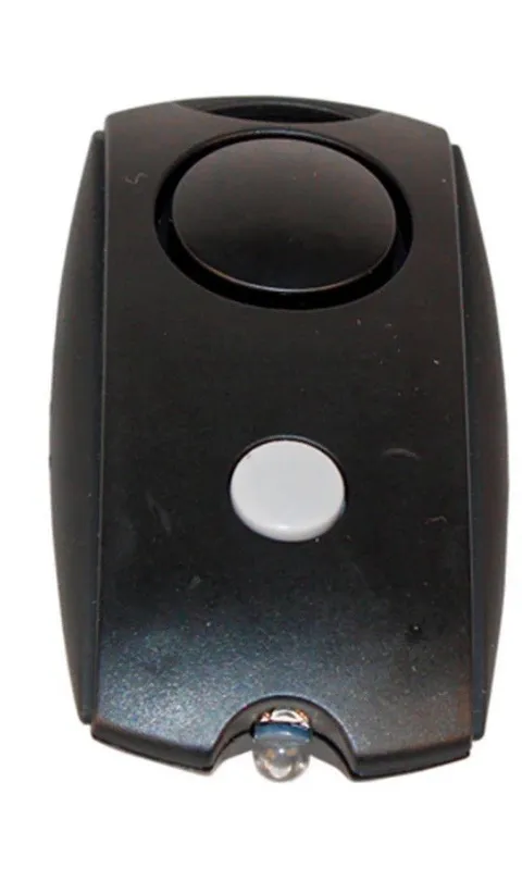 Mini PERSONAL SECURITY ALARM 120db w/ LED Light Belt Clip Key Chains Black - New