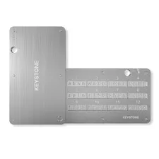 KEYSTONE Crypto Seed Storage, Crypto Steel Capsule Metal Wallet, Cold Storage...