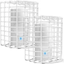 2 Pcs Motion Detector Wire Cage 7 x 5.8 x 4.5 Inch Steel Motion Detector