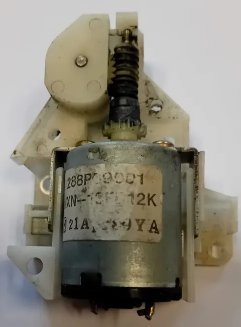 mini motor for replacement "dc" printers with worm screw